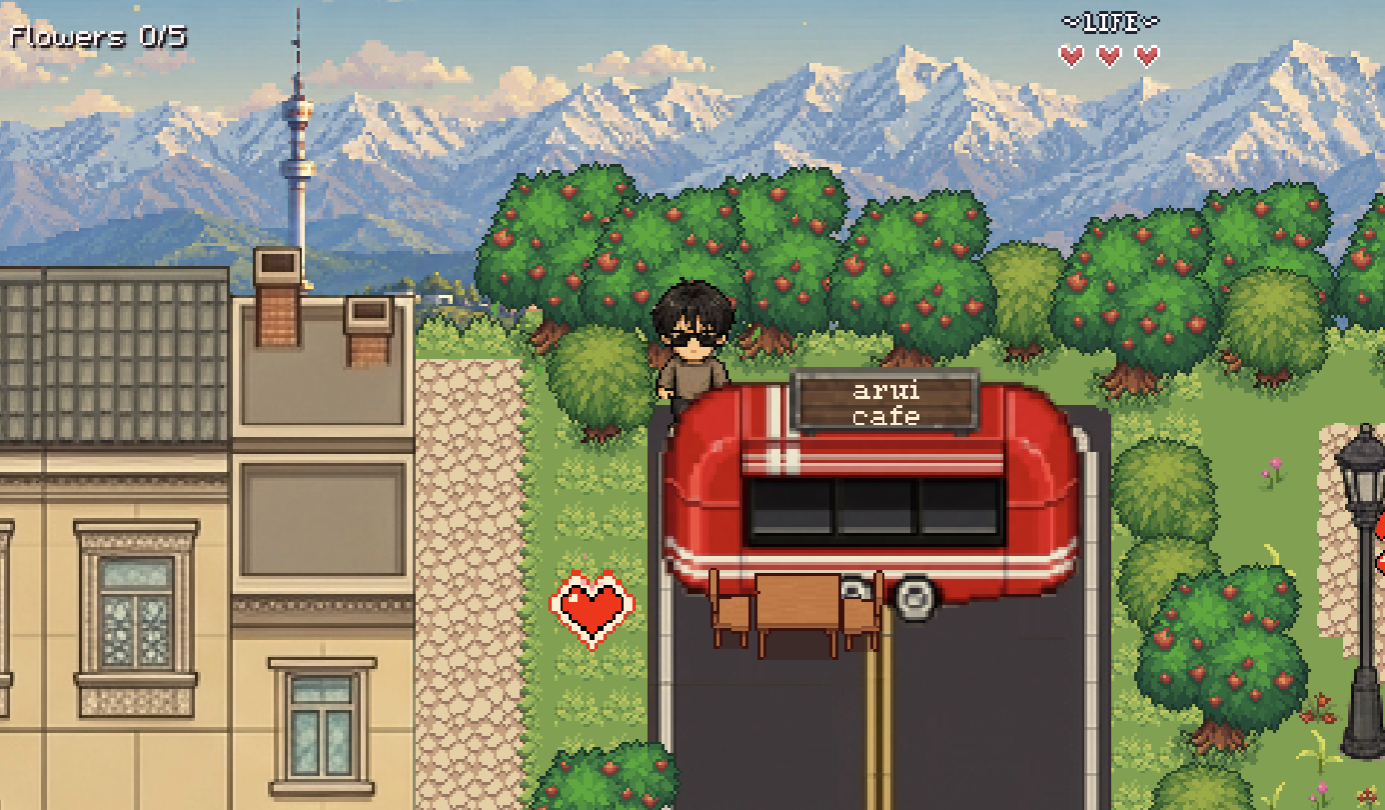 Almaty level NPC placement preview